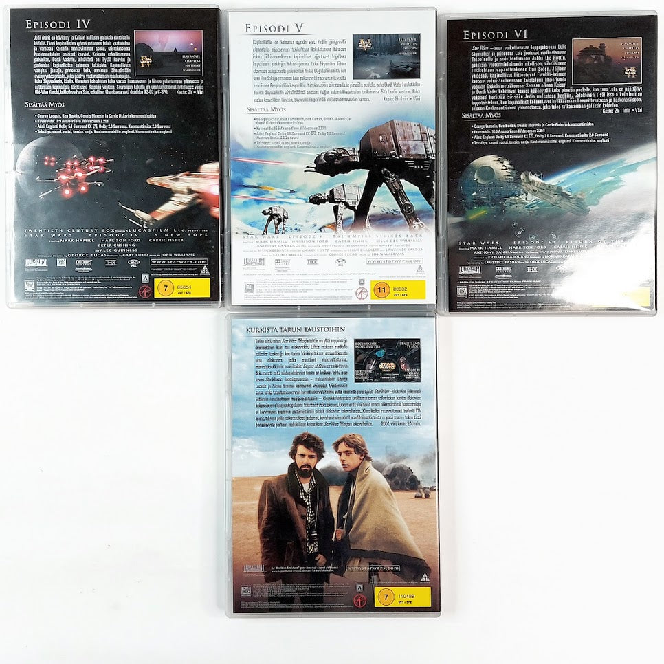 Star Wars Trilogy 4DVD box