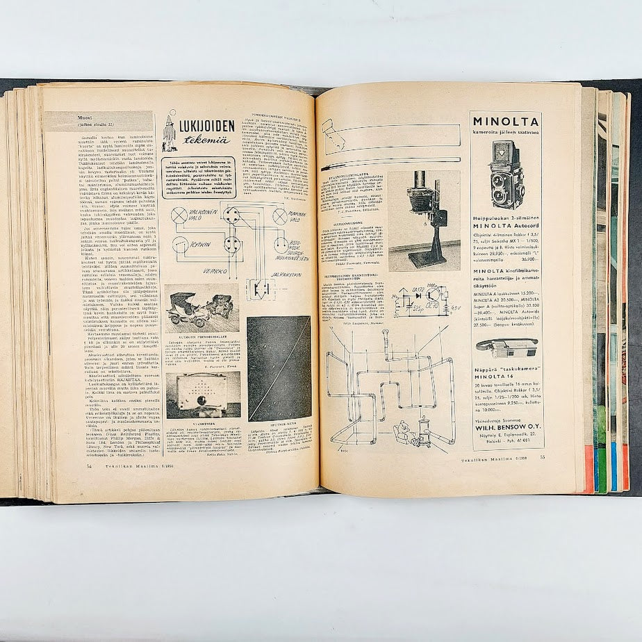 Tekniikan maailma lehtikansio 1958