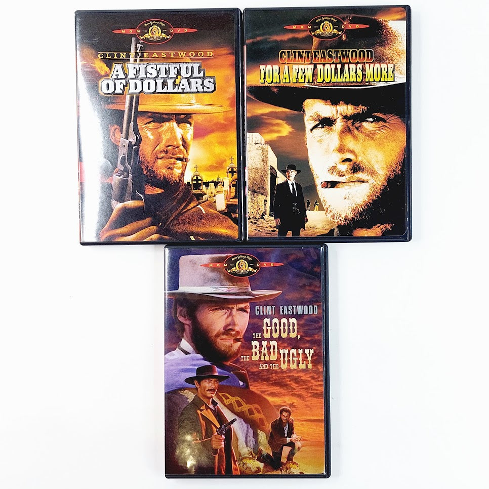 The Man With No Name Trilogy DVD box