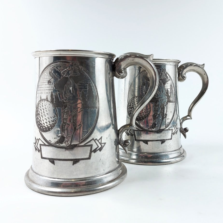 English Pewter tinatuopit 2 kpl