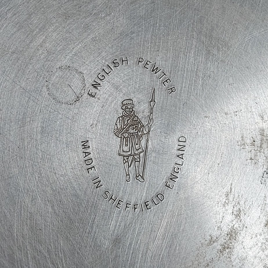 English Pewter tinatuopit 2 kpl