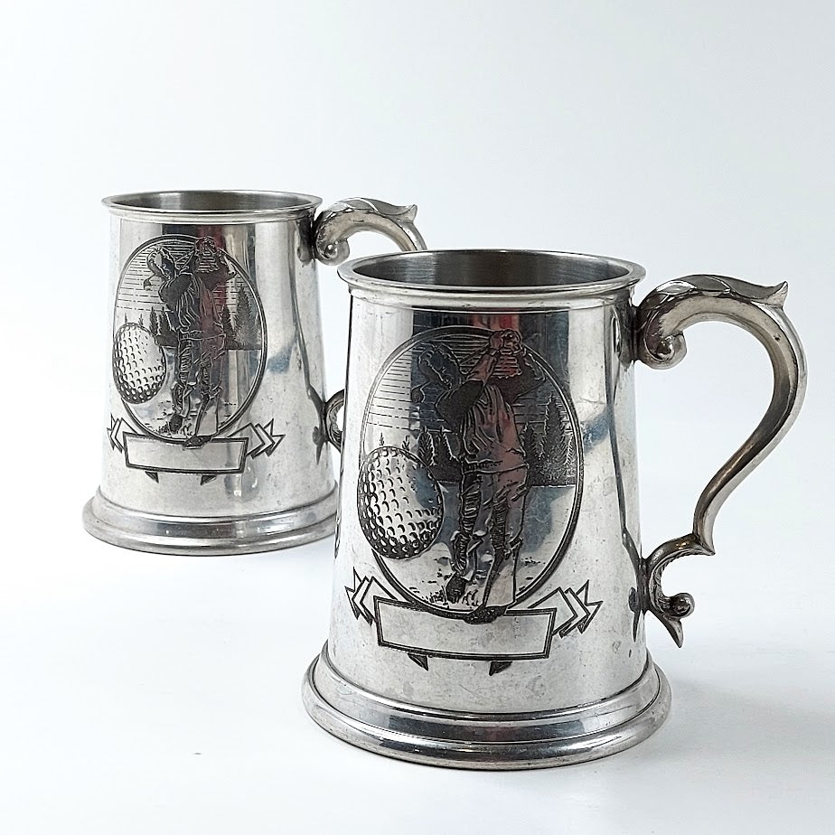 English Pewter tinatuopit 2 kpl