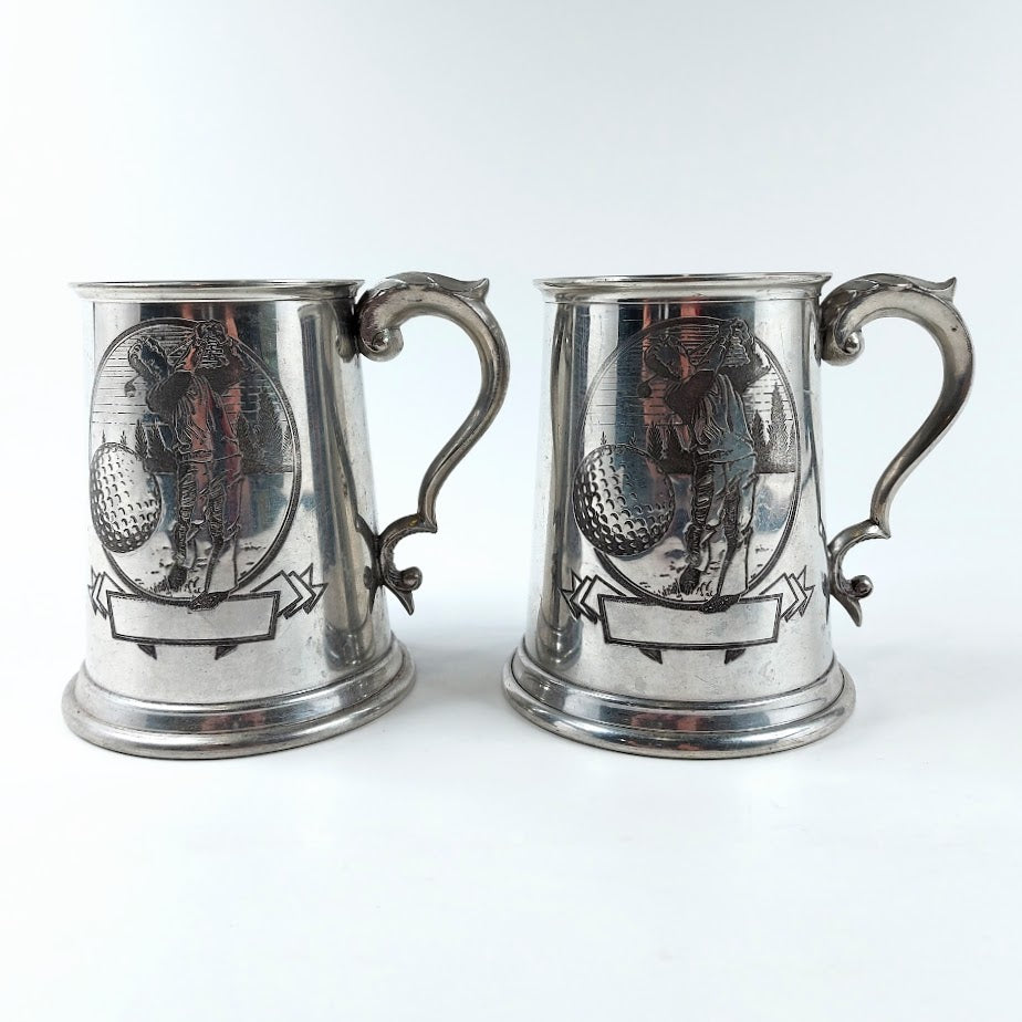English Pewter tinatuopit 2 kpl