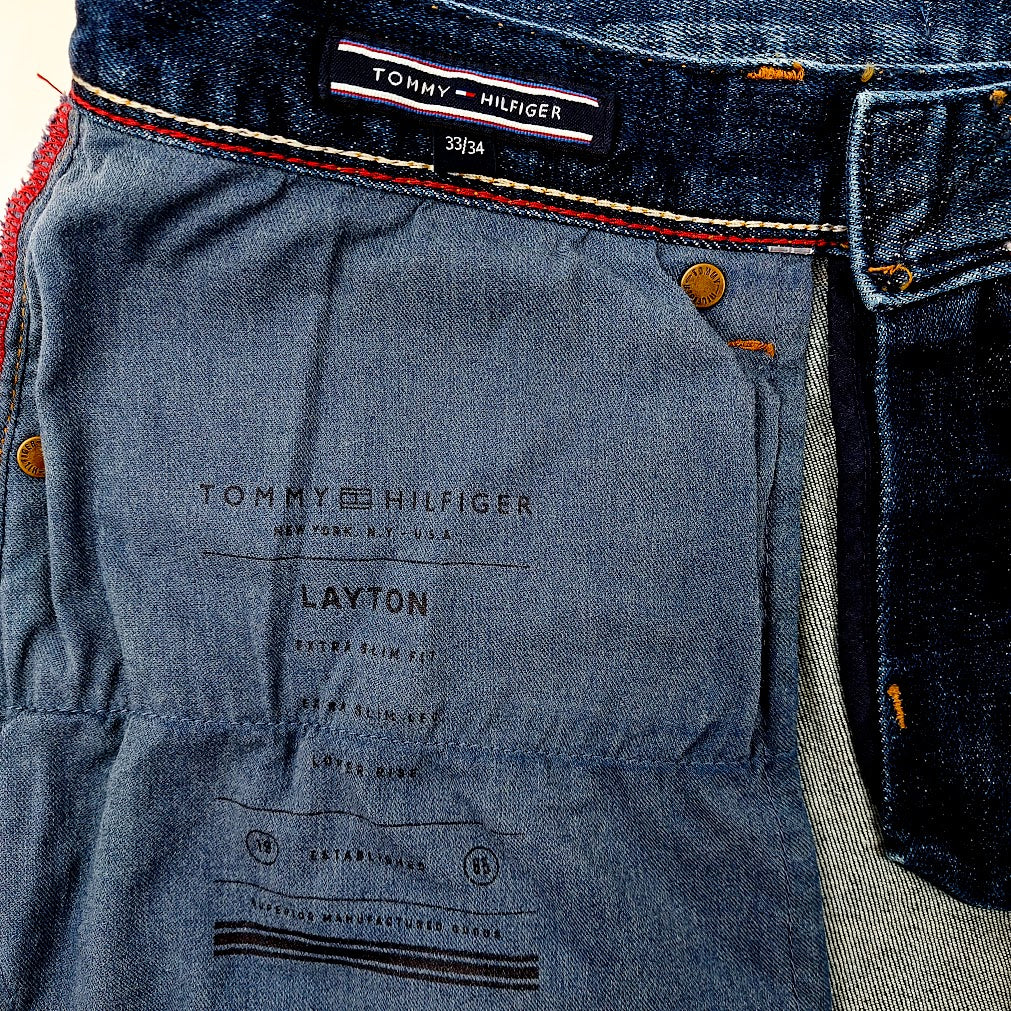 Tommy Hilfiger Layton Extra Slim Fit stretchfarkut koko 33/34"