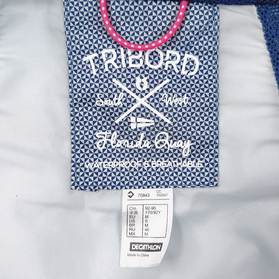 Tribord Florida Quay Yacht Club vedenpitävä takki koko M