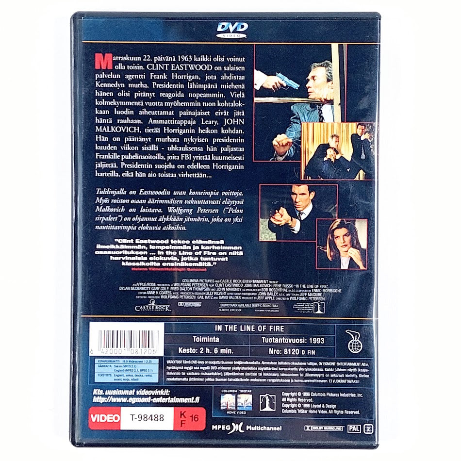 Tulilinjalla DVD