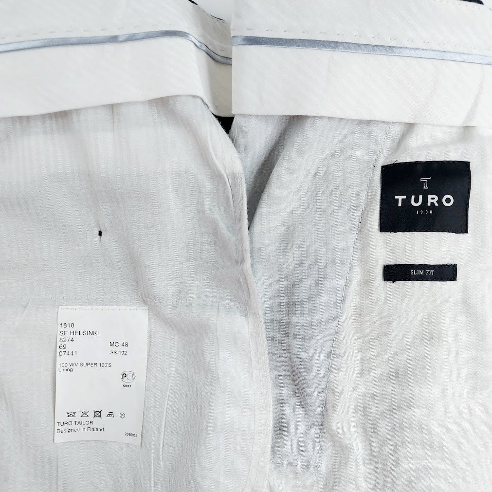 Turo Vaticana Super 120's Marlane Slim Fit puku koko 48