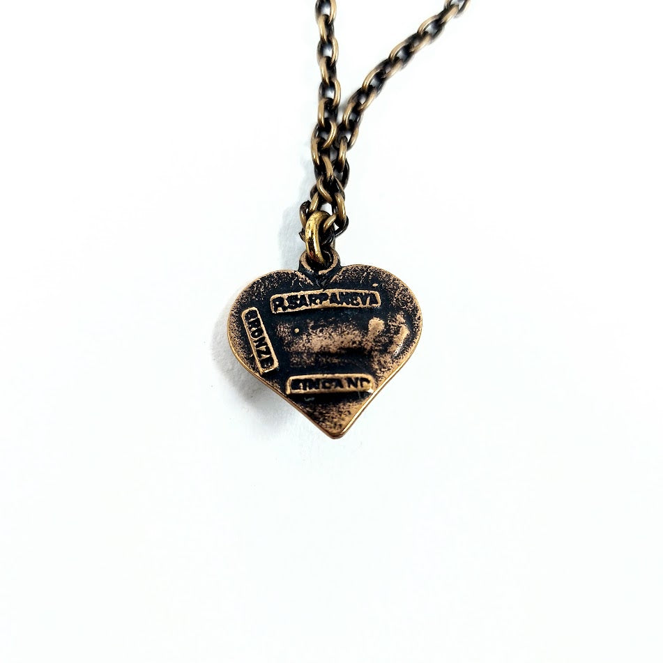 Turun Hopea Pentti Sarpaneva Sydän kaulakoru pronssi