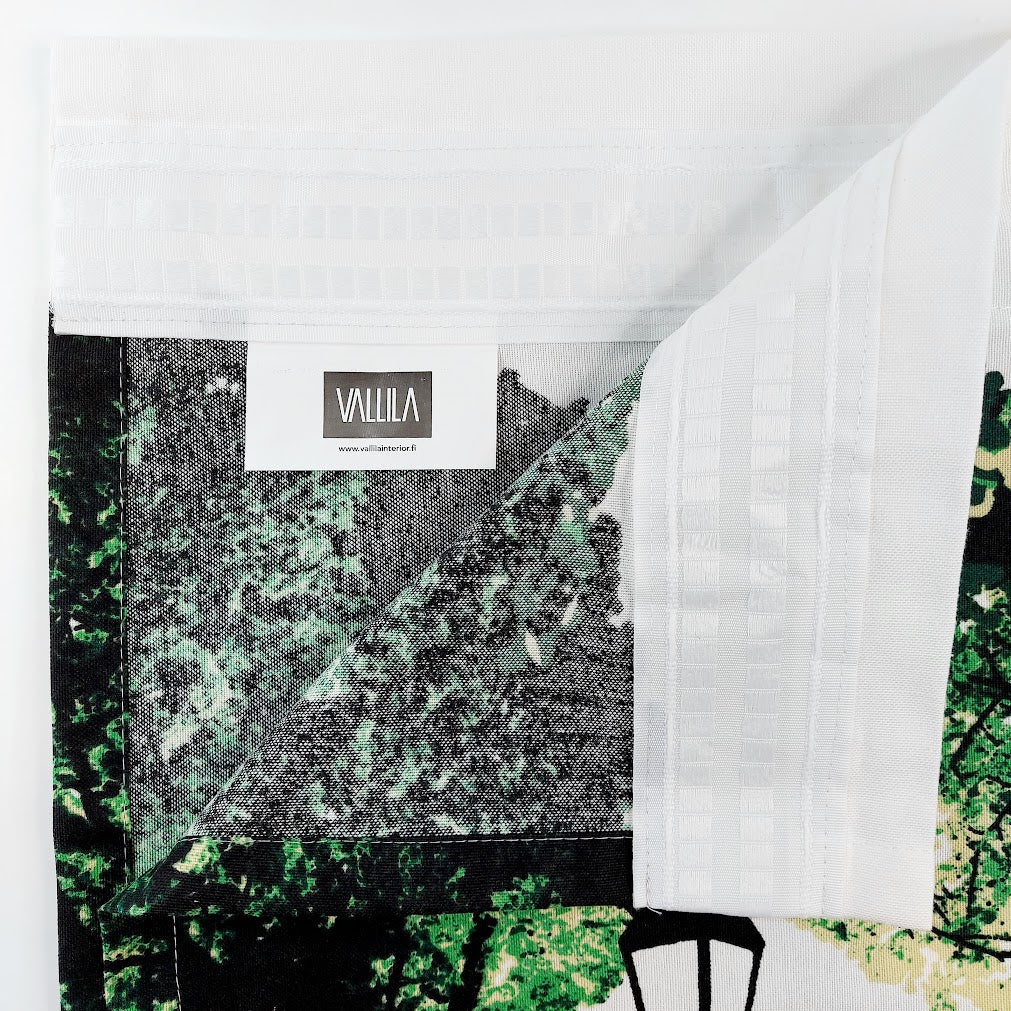 Vallila Aurajoki kappaverho 60x248 cm