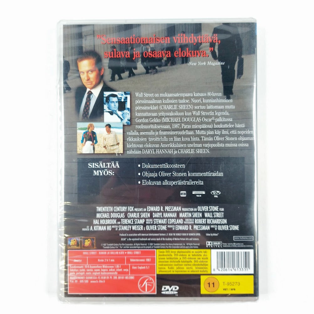 Wall Street - rahan ja vallan katu DVD