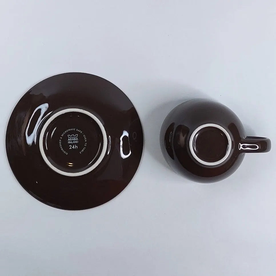 Arabia 24h kahvikuppi ja aluslautanen