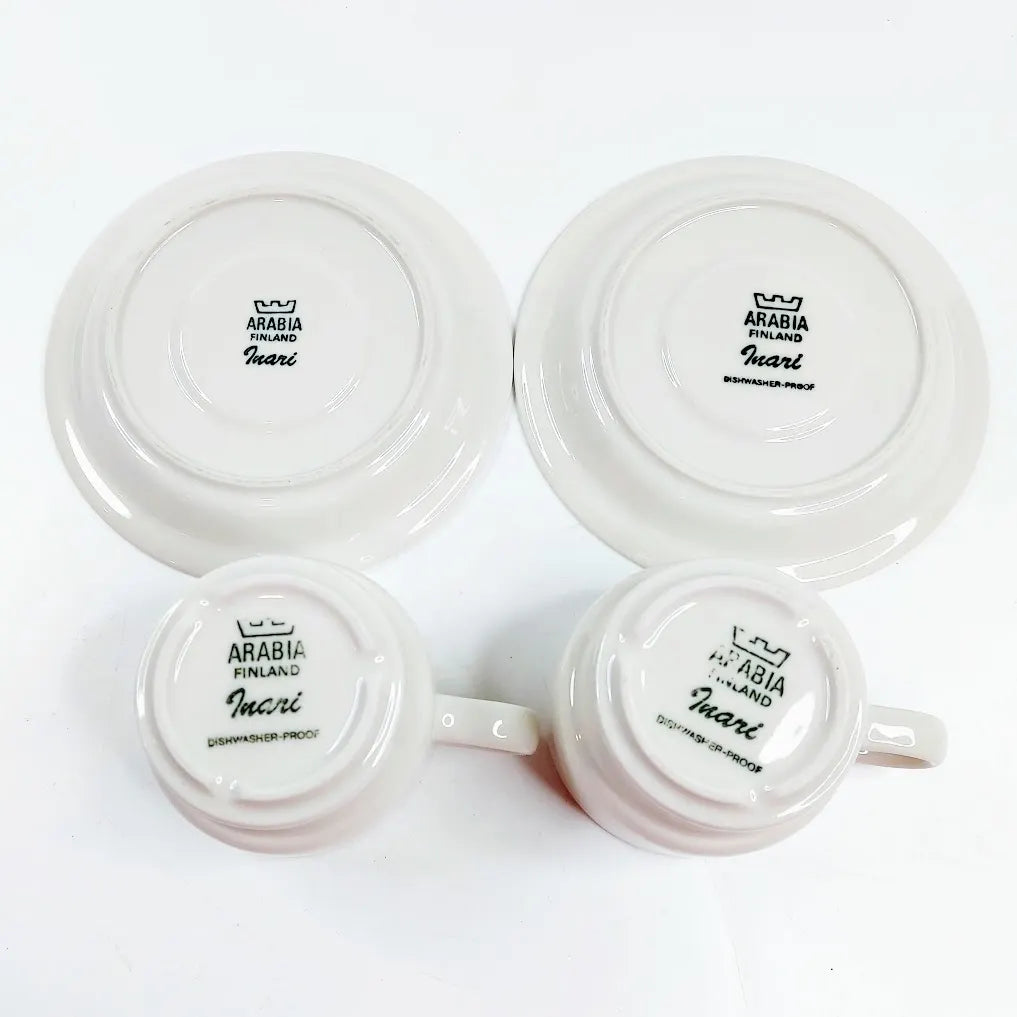 Arabia Inari kahvikuppisetti 4 osaa
