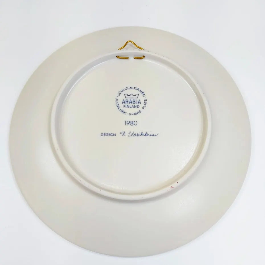 Arabia joululautanen 1980