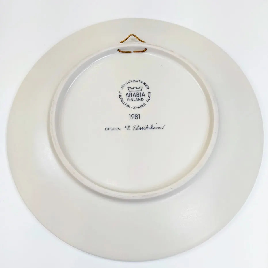 Arabia joululautanen 1981