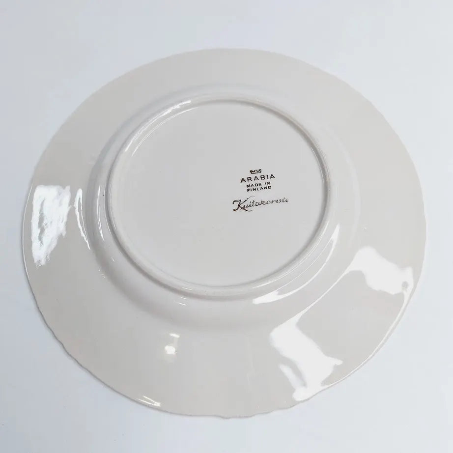 Arabia Kultakoriste pullalautanen 17 cm