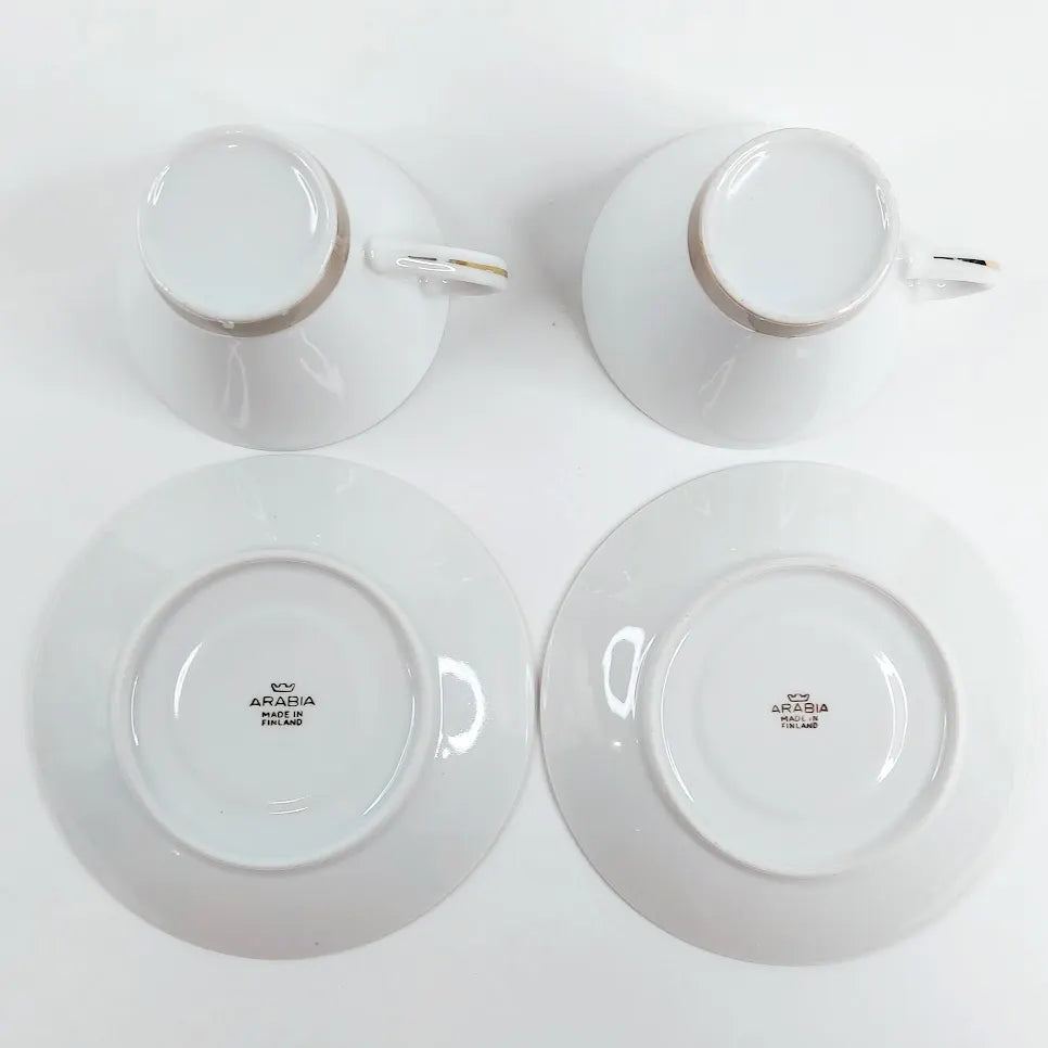 Arabia Kaleva kahvikuppisetti 4 osaa