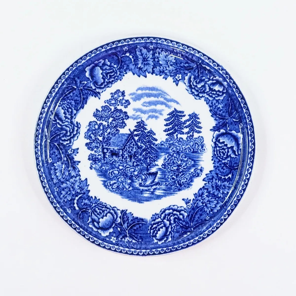 Arabia Maisema sininen seinälautanen 16,5cm