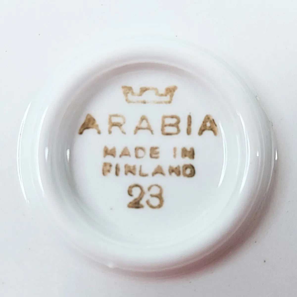Arabia Maisema sininen seinälautanen 16,5cm