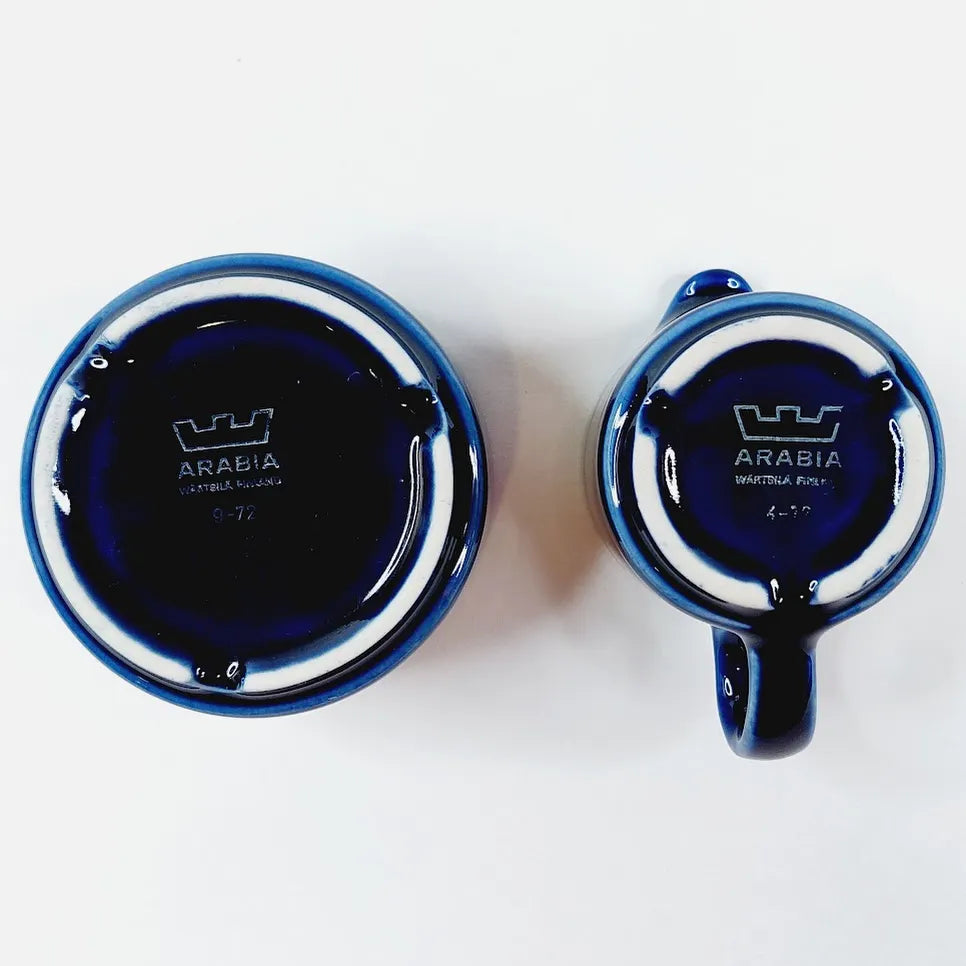 Arabia Kievari pieni kermakko ja sokerikko