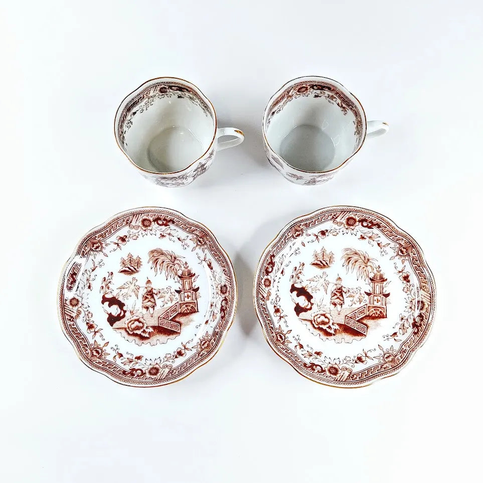 Arabia Singapore kahvikuppisetti 4 osaa