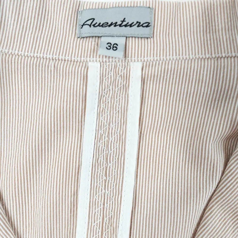 Aventura raidallinen jakkupuku koko 36