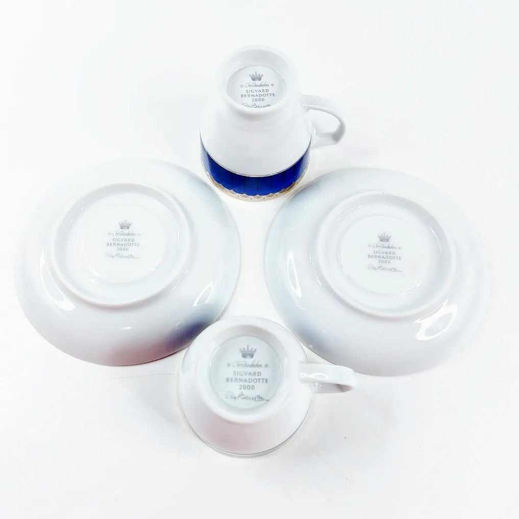 Christineholm Sigvard Bernadotte 2000 kahvikuppisetti 0,1l 4 osaa