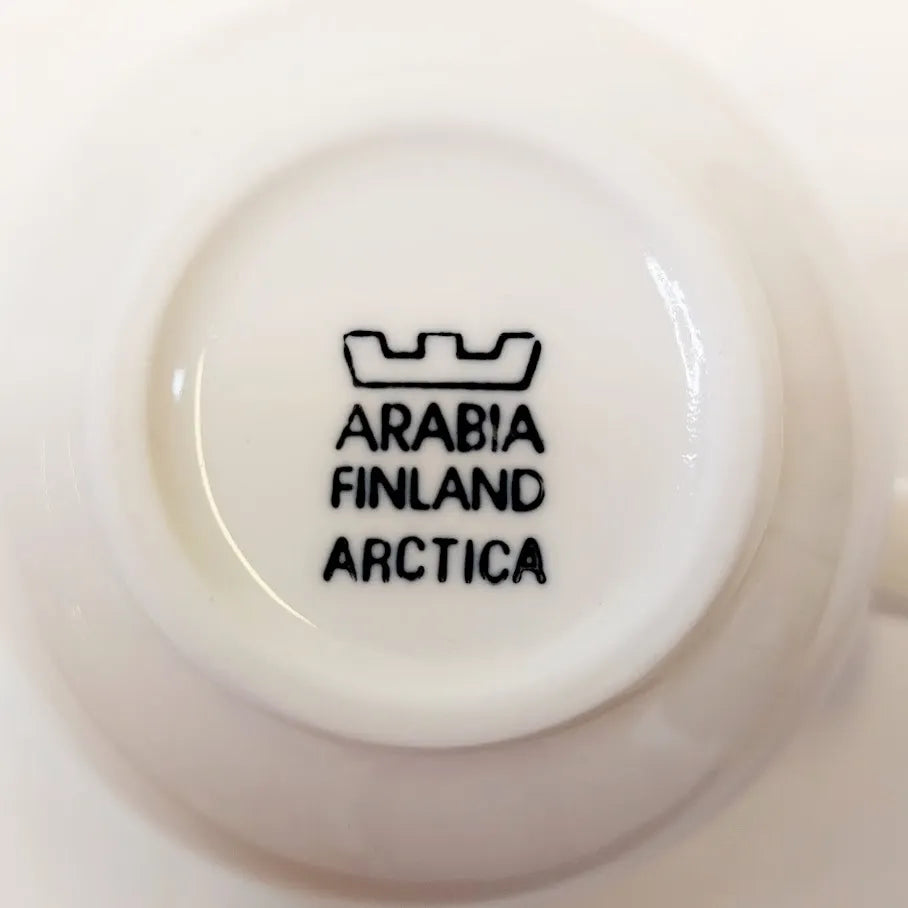 Arabia Arctica kahvikuppisetti 4 osaa