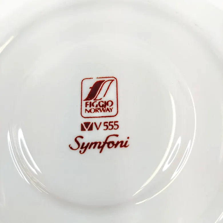 Figgjo Symfoni kahvikuppisetti 12 osaa