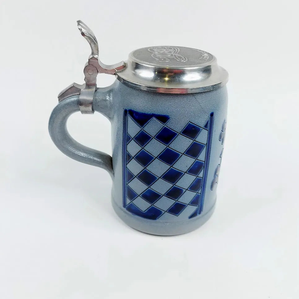 Hulftegger 1989 keraaminen tuoppi kannella 13 cm