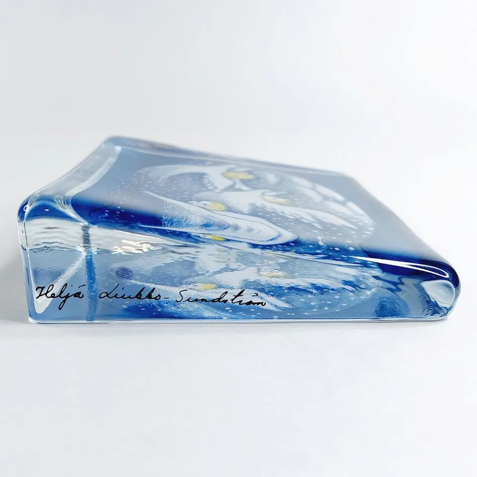 Iittala lasikortti Sinessä taivaan keinuen