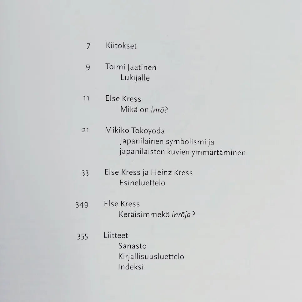 Else Kress & Heinz Kress Inro Avain samuraiden aikaan