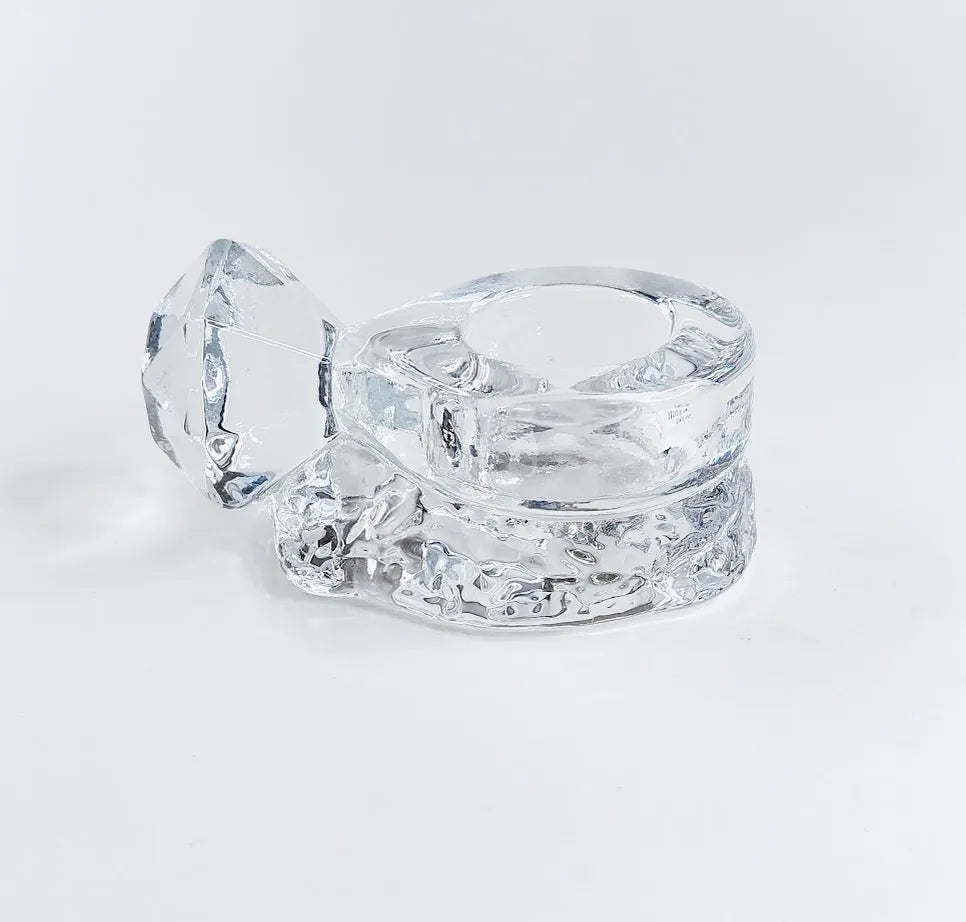 Kosta Boda Sweden Make Up Ring tuikkulyhty