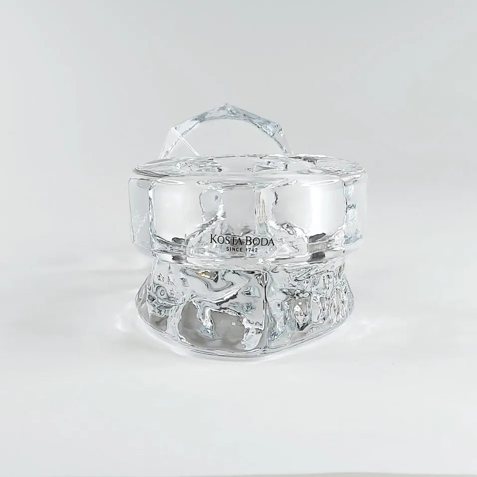 Kosta Boda Sweden Make Up Ring tuikkulyhty