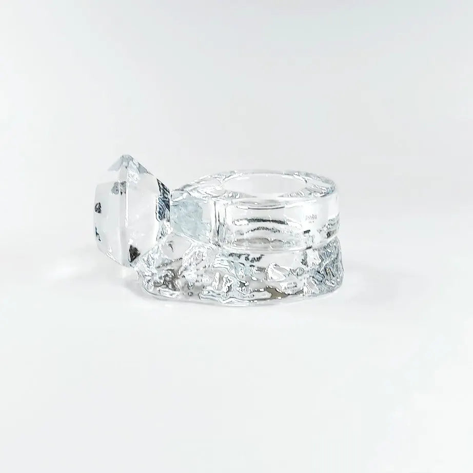 Kosta Boda Sweden Make Up Ring tuikkulyhty