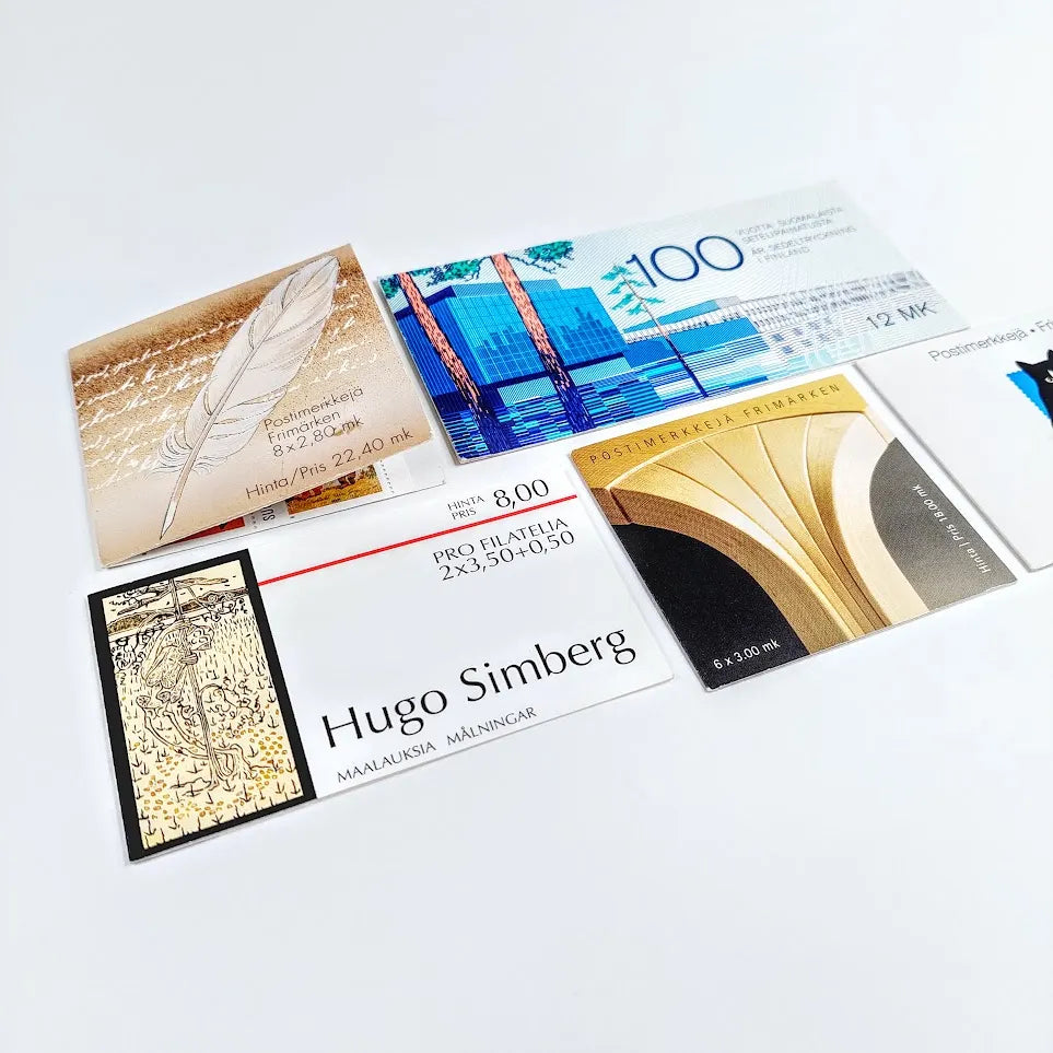 Kotimaisia mk postimerkkivihkoja 5 kpl