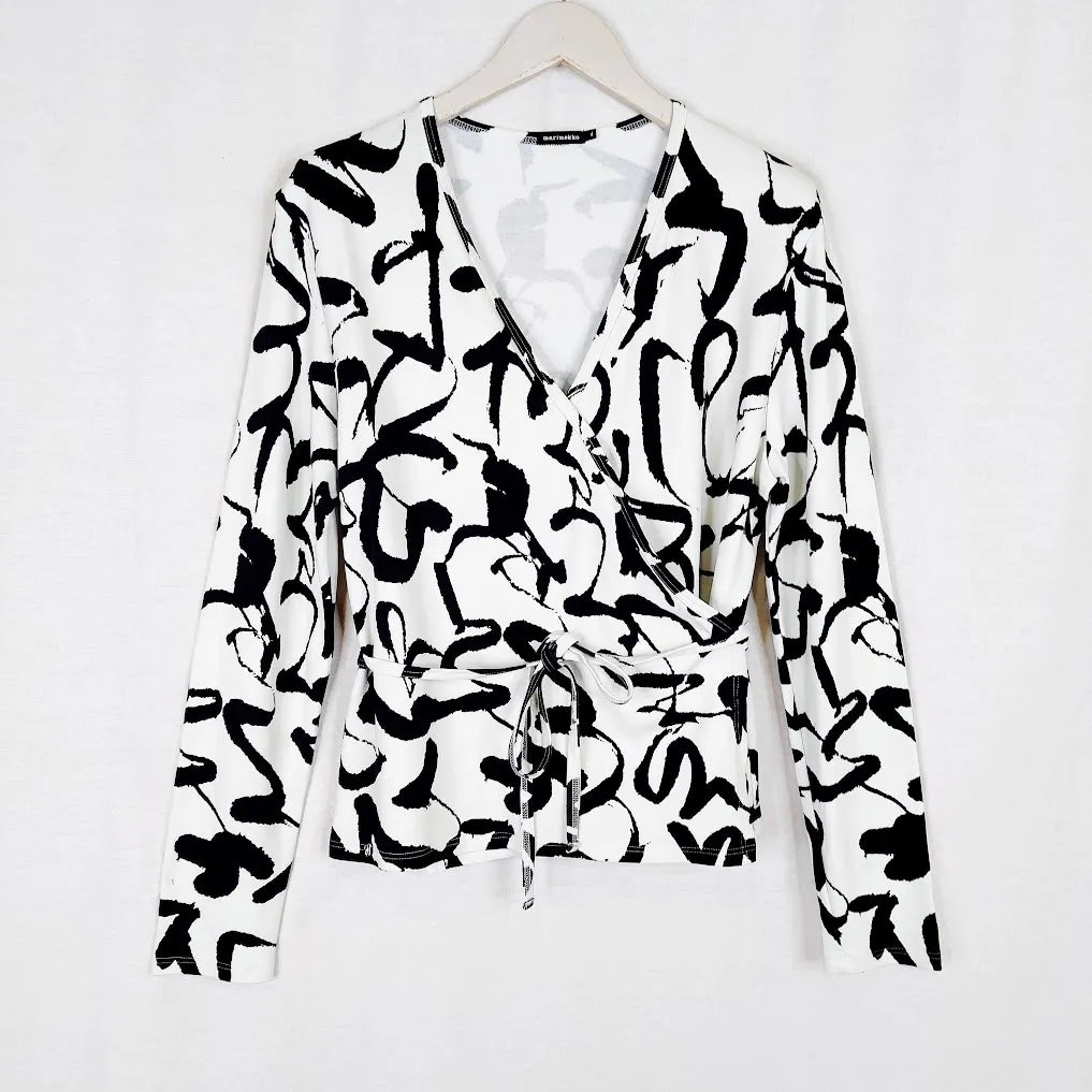Marimekko Kertoja Harha trikoopusero koko XL