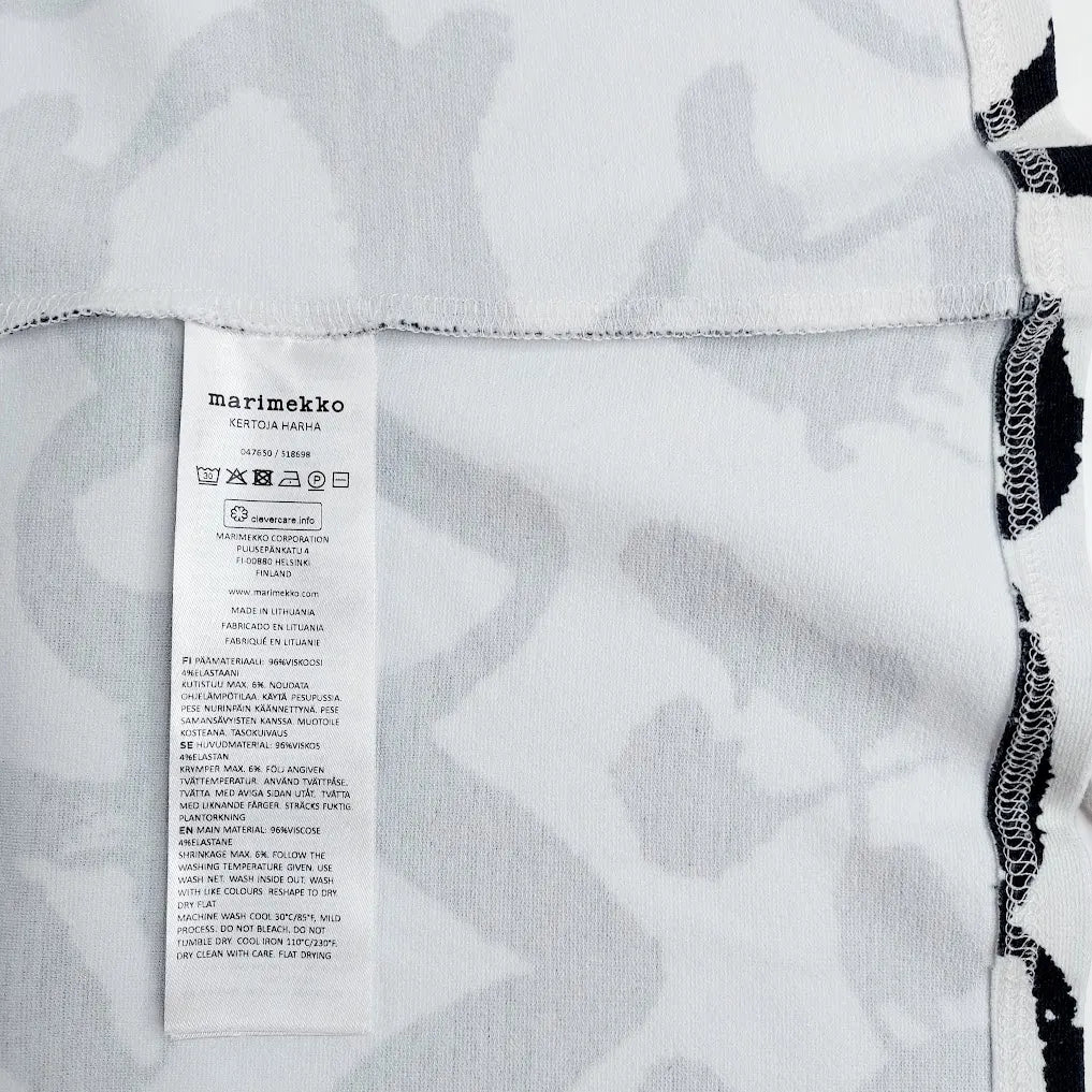 Marimekko Kertoja Harha trikoopusero koko XL