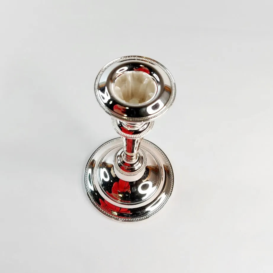 Metallinen kynttilänjalka 19 cm