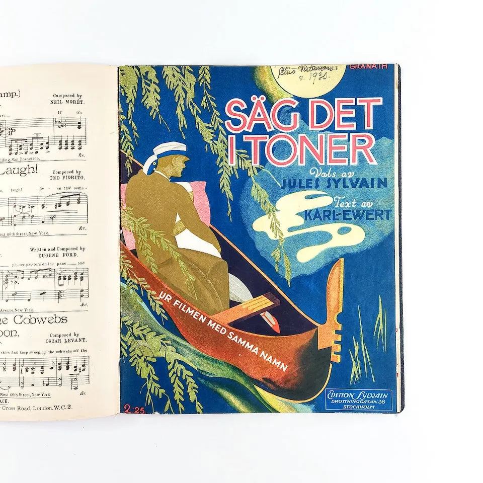 Nuottikirja 20 kappaletta nuotteja 1928-1933