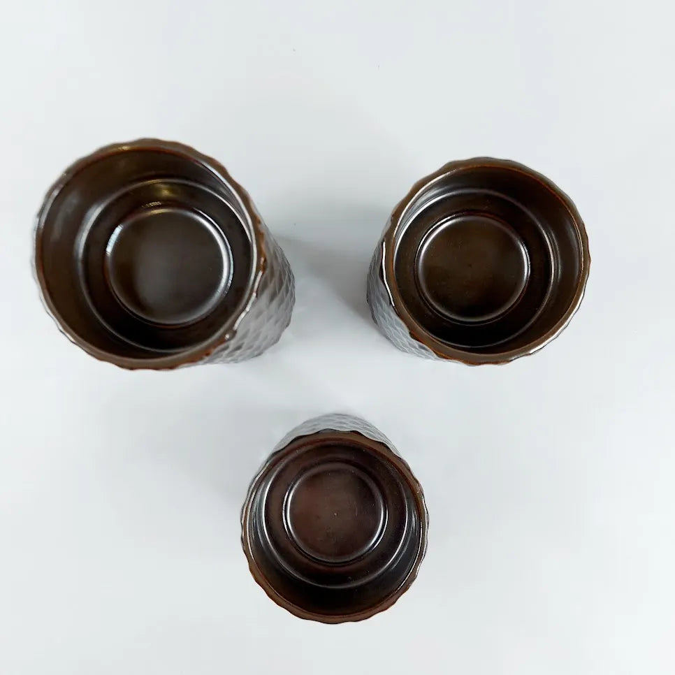 Partylite kynttilänjalat 10 cm, 12,5 cm ja 14,5 cm 3 kpl