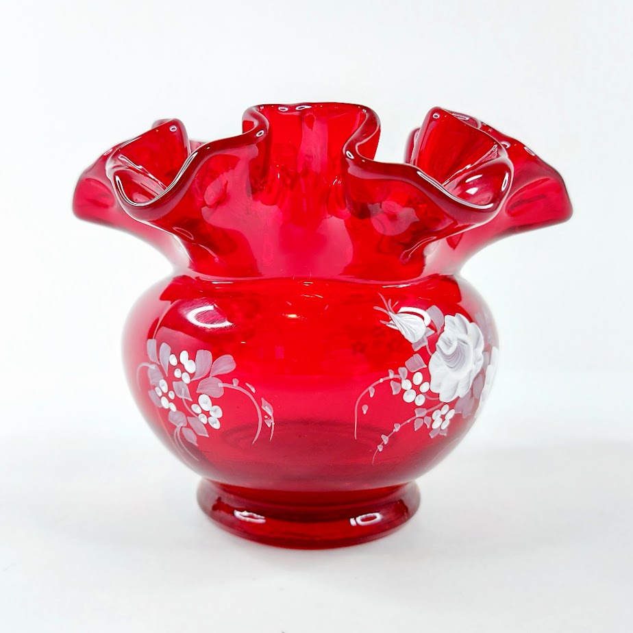 Fenton Ruby Red maljakko
