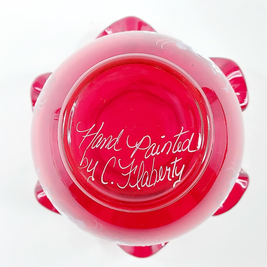 Fenton Ruby Red maljakko