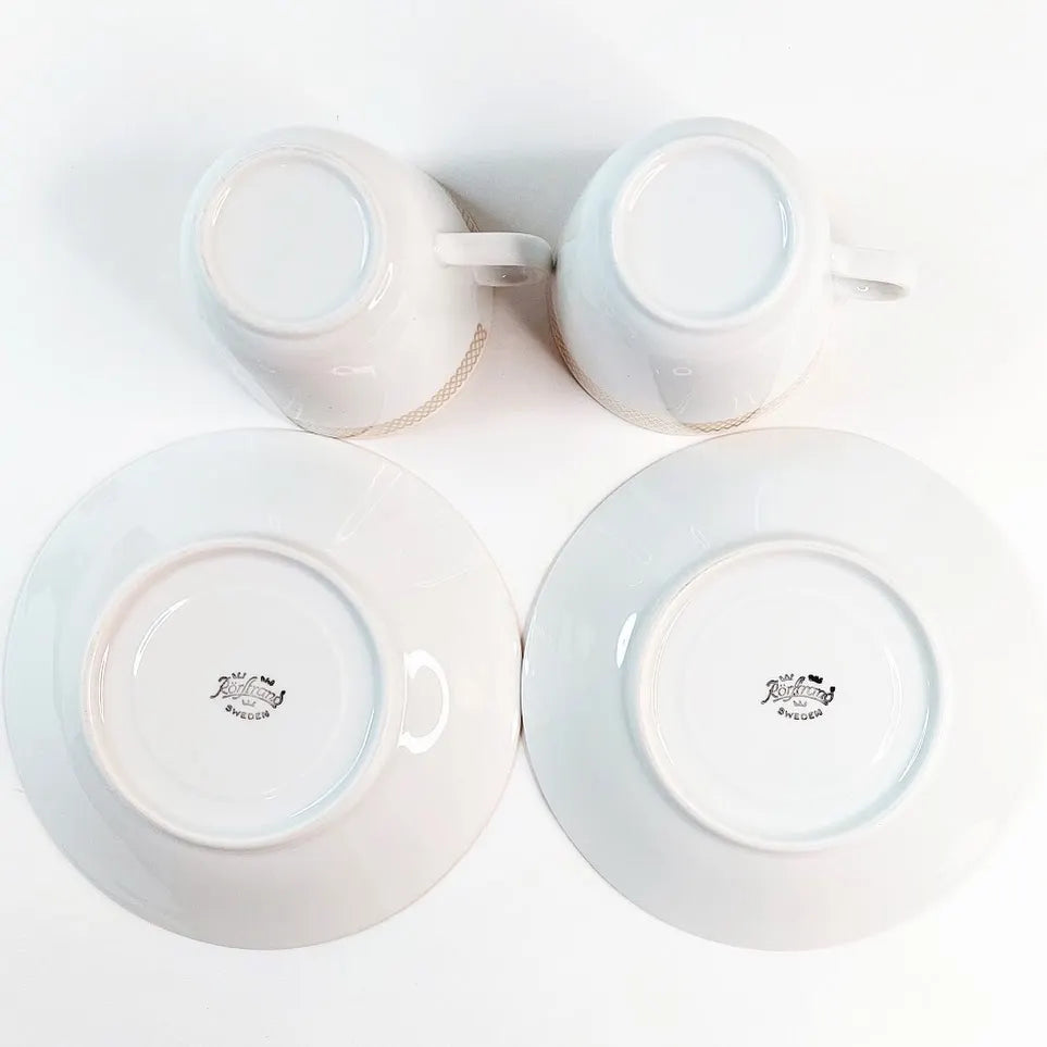 Rörstrand kahvikuppisetti 4 osaa