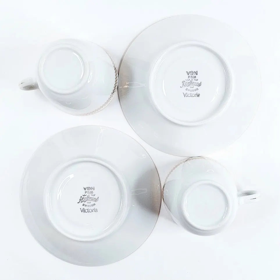 Rörstrand Victoria kahvikuppisetti 4 osaa