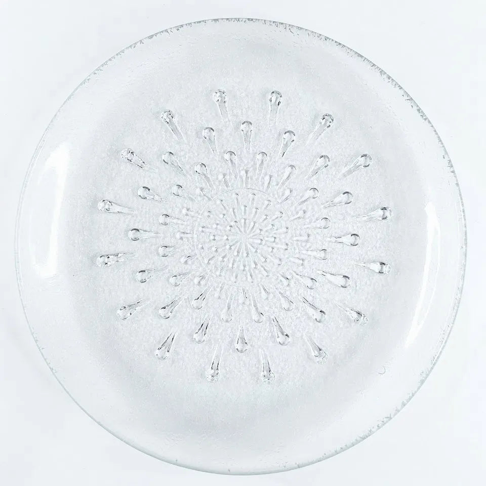 Riihimäen Lasi Pisara pullalautanen