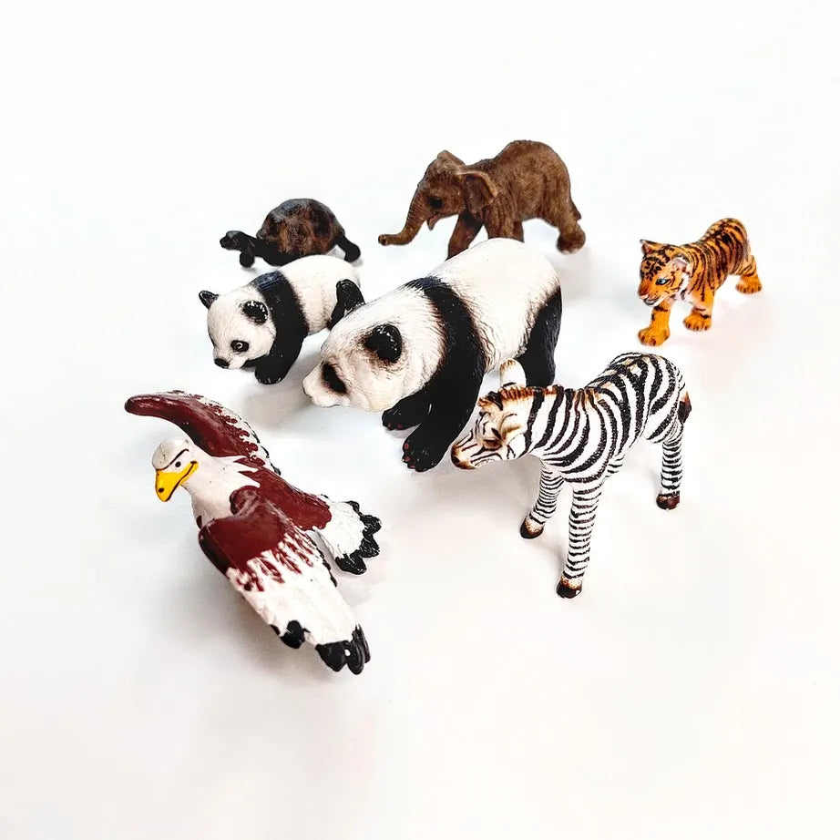 Schleich villieläin 7 osaa