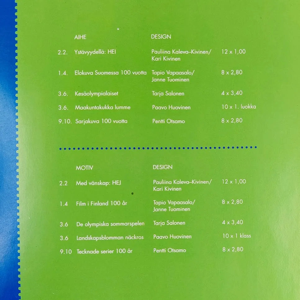 Suomen postimerkkivihkot 1996