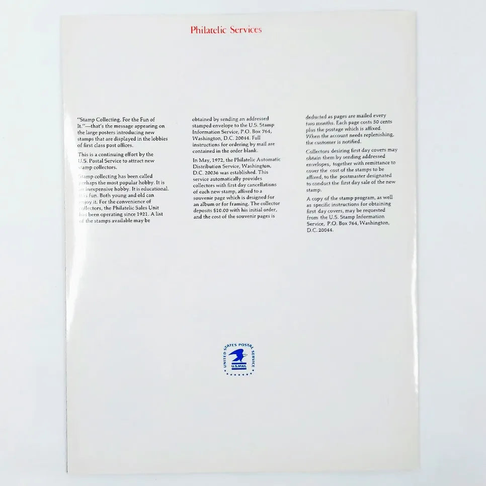 United States Postal Service Souvenir Mint Set 1973