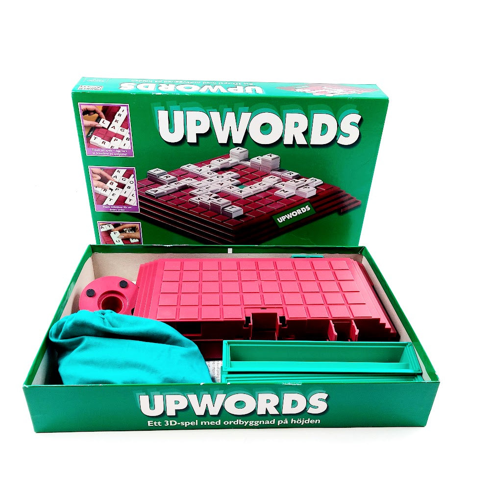 Upwords ruotsinkielinen lautapeli