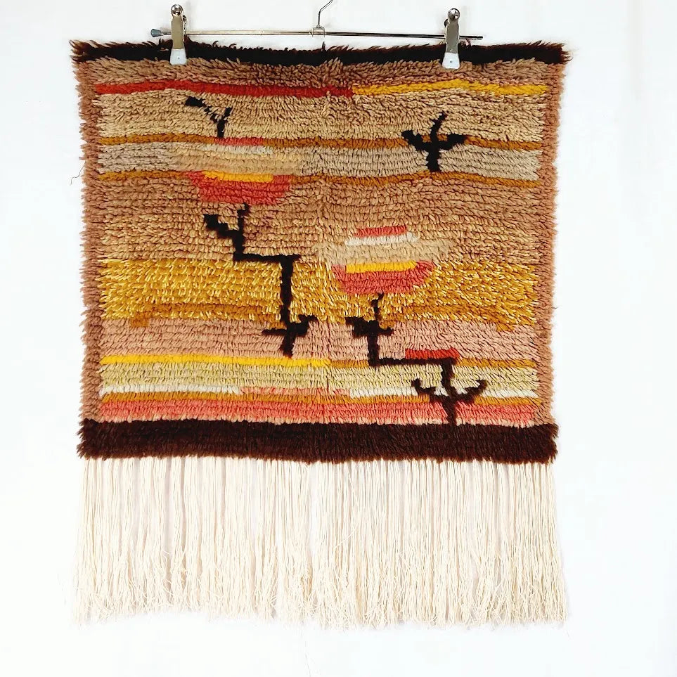 Vintage ryijy 70 x 60 cm